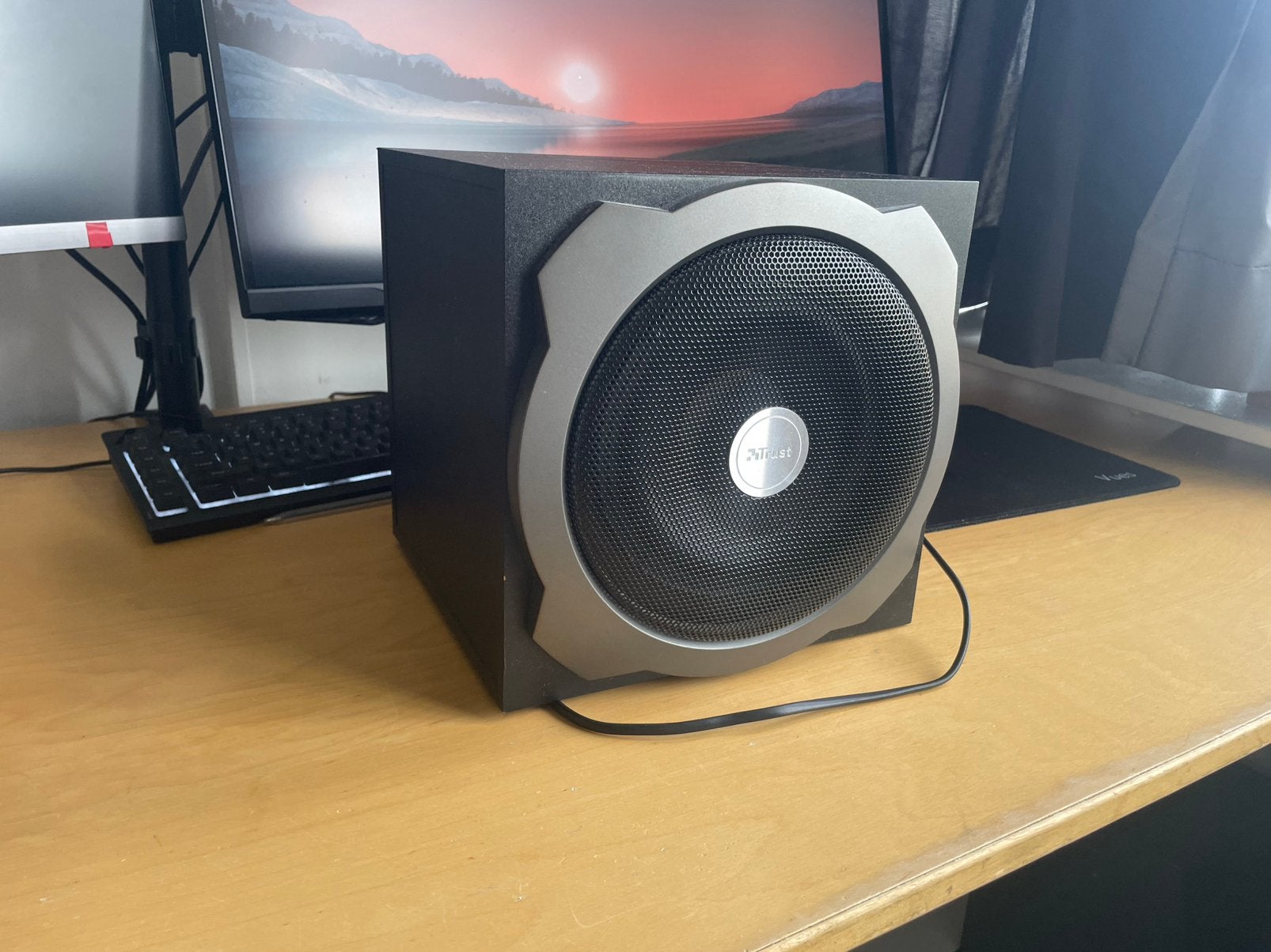 Trust Subwoofer, Computers en Software, Pc speakers, Ophalen, Zo goed als nieuw, Audiokanaal 2.1