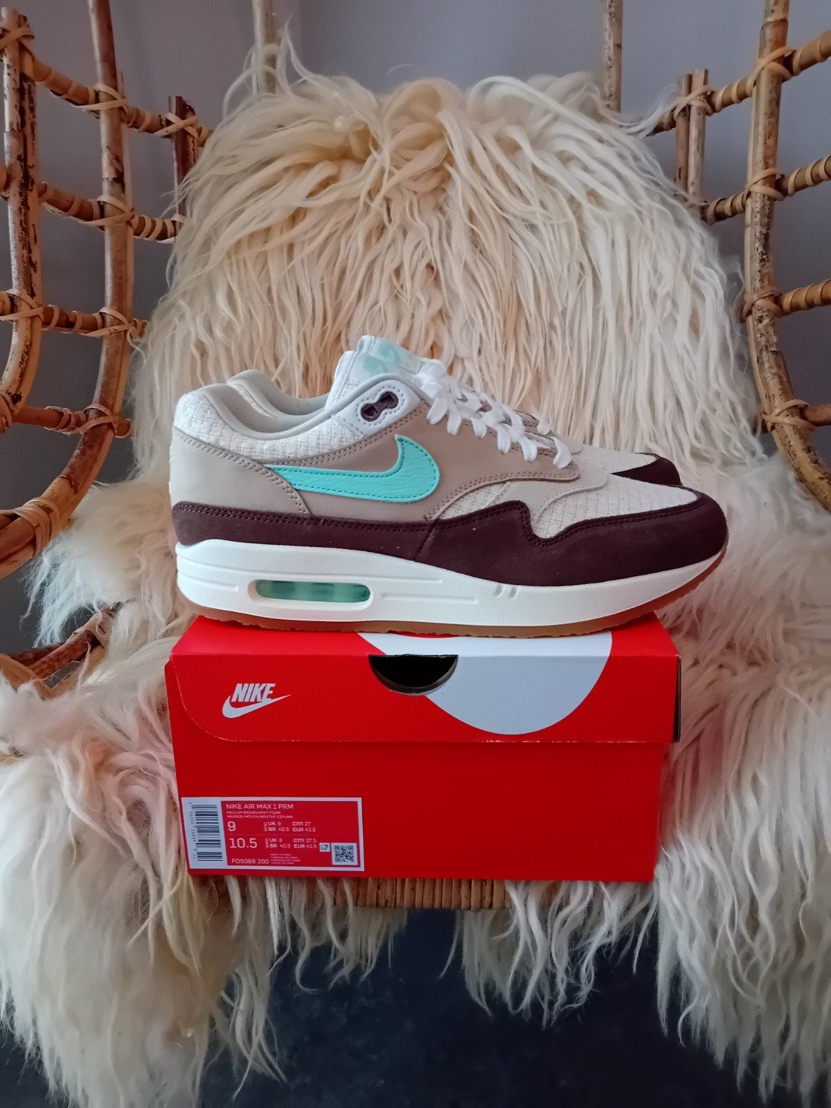 Nike Air Max 1 "Crepe Hemp", Kleding | Heren, Ophalen of Verzenden