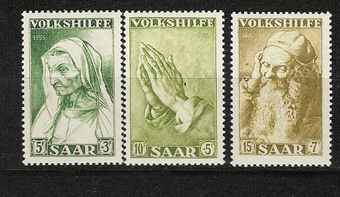 Saar 365-367 pf, Ophalen of Verzenden, Overige periodes, Postfris