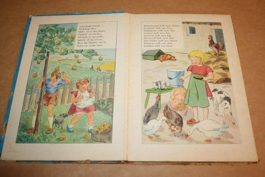 Sieben alte Kinderreime - Prentenboek ca. 1930, Ophalen of Verzenden, Gelezen