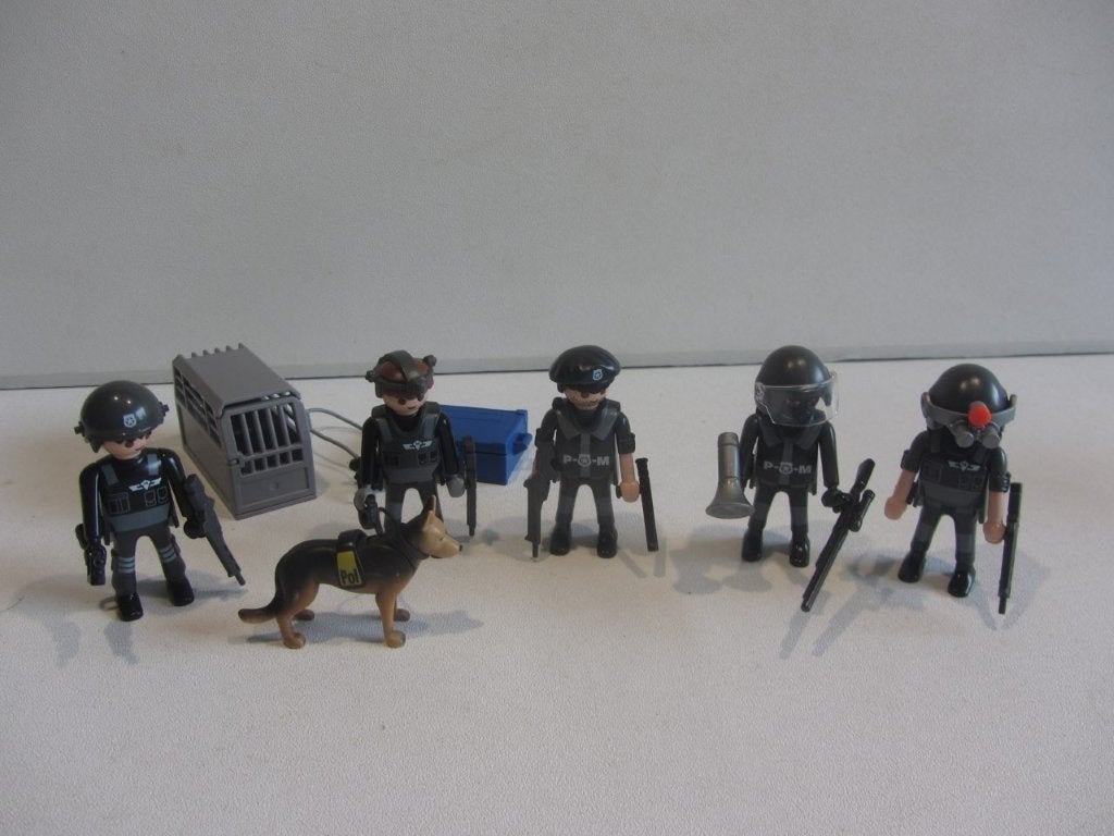 Playmobil Politie arrestatieteammet politie hond– 5565, Ophalen of Verzenden, Gebruikt, Losse onderdelen