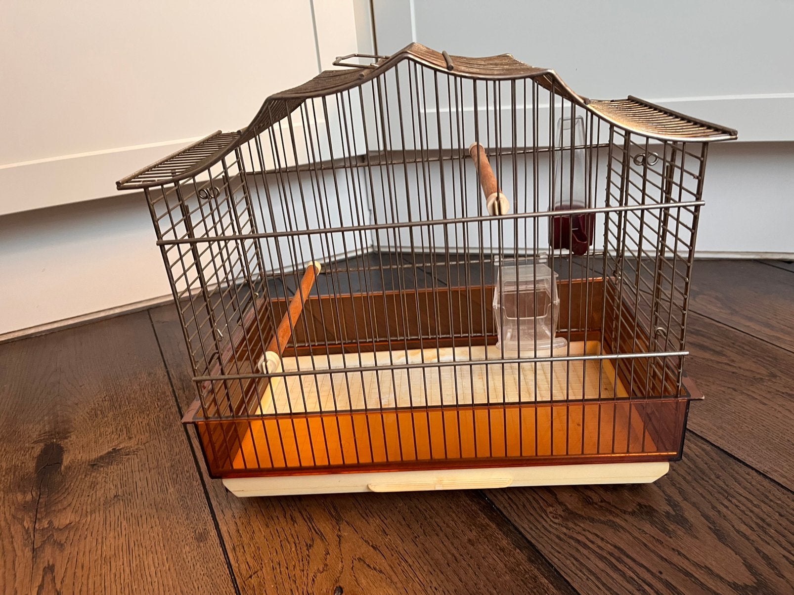 Vogelkooi 30 bij 35, Dieren en Toebehoren, Ophalen of Verzenden, Zo goed als nieuw, Metaal, Vogelkooi