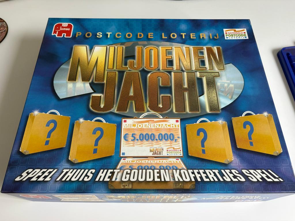 Spel miljoenenjacht, Ophalen, Zo goed als nieuw
