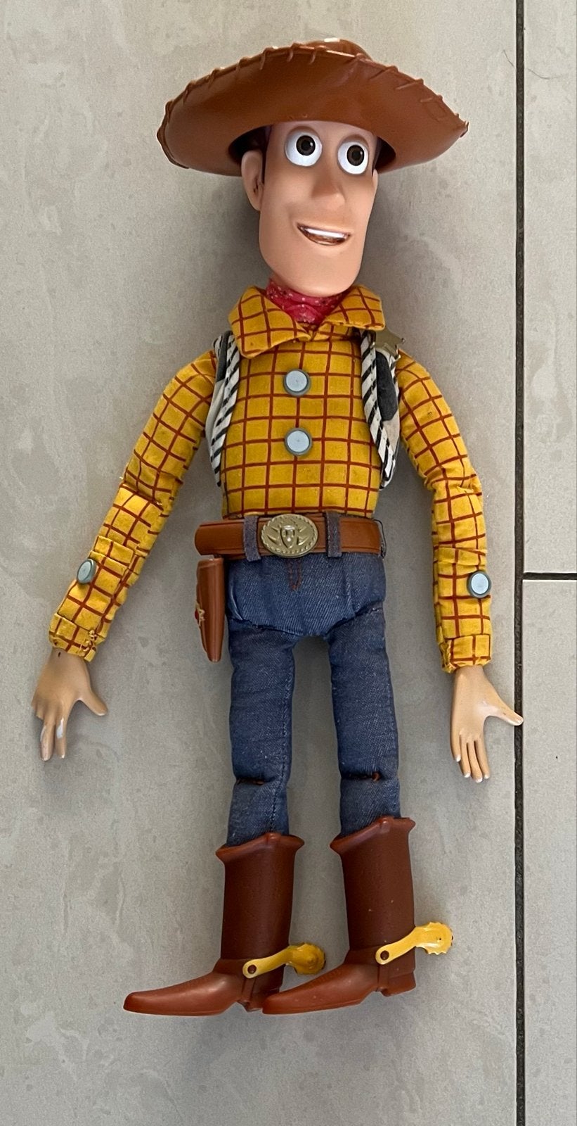 Woody speelgoedfiguur uit Toy Story met spraakfunctie, Ophalen of Verzenden, Zo goed als nieuw