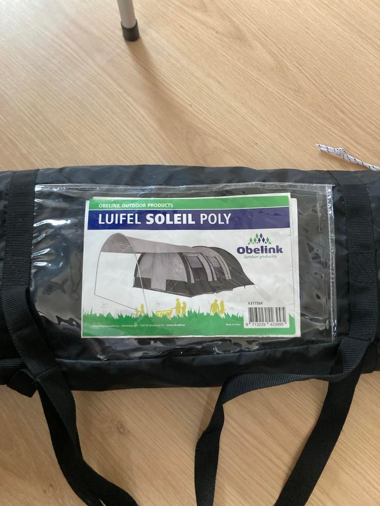 Obelink Luifel Soleil Poly - Nieuw in verpakking, Caravans en Kamperen, Verzenden, Zo goed als nieuw