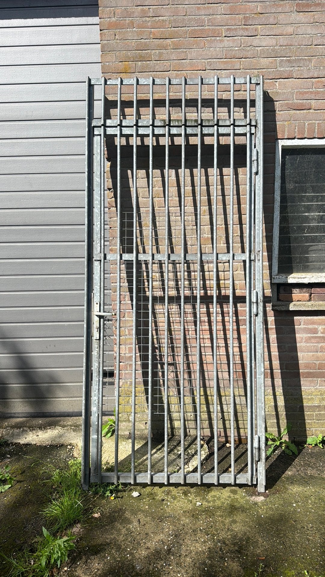 Gegalvaniseerde hekwerk deur, Doe-het-zelf en Verbouw, Ophalen, Buitendeur, X, 200 tot 215 cm