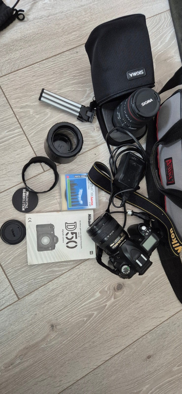 Nikon spiegel reflex camera met nieuwe lens., Ophalen, Nikon, 8 keer of meer