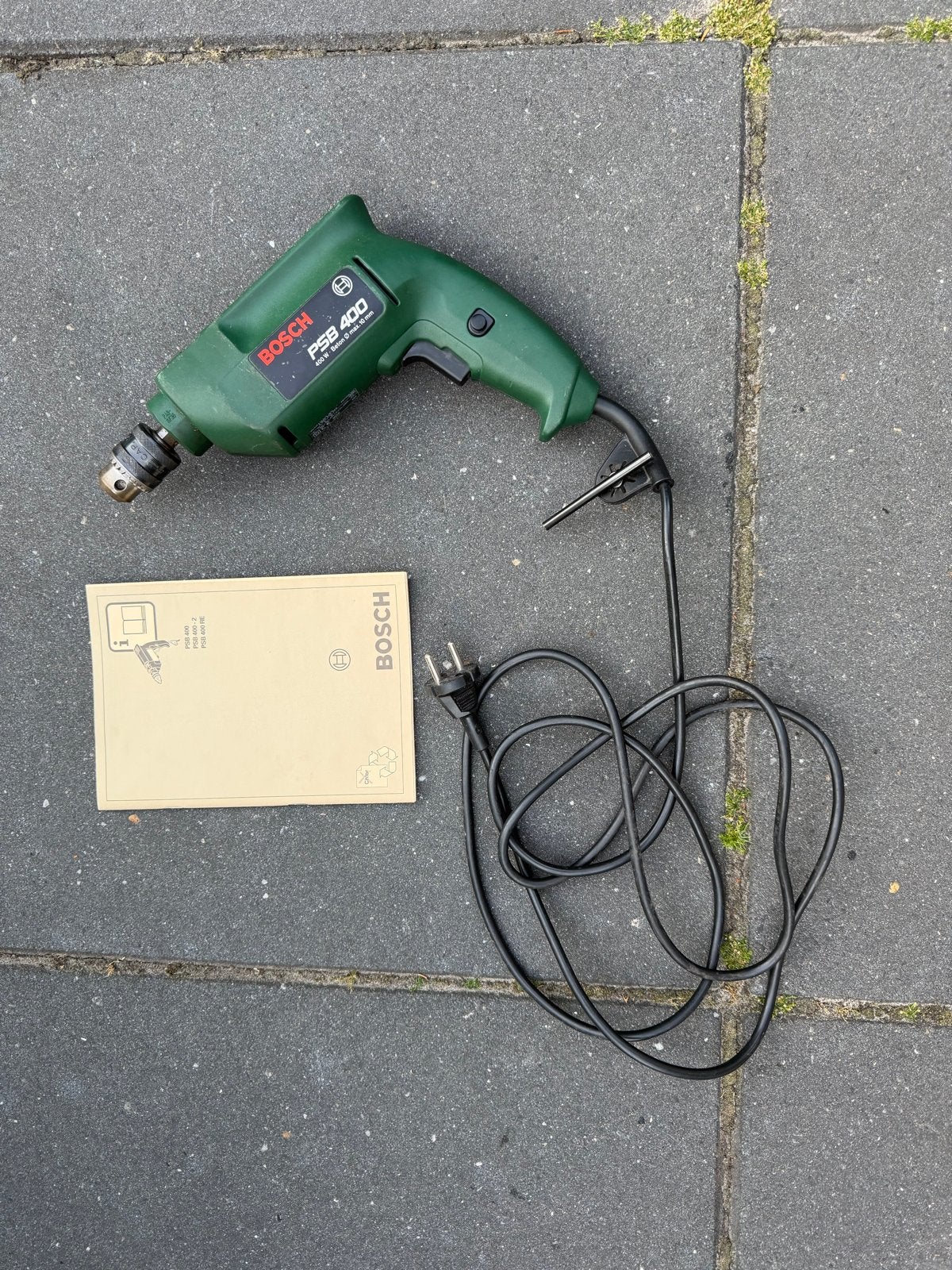 Bosch PSB 400 boormachine - Zo goed als nieuw, Zo goed als nieuw, Minder dan 400 watt, Klopboormechanisme, Ophalen