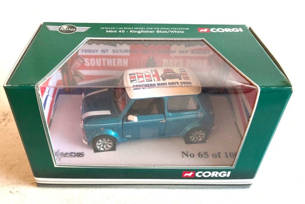 Corgi Mini Cooper Southern Mini days 2008 Limited Edition., Ophalen of Verzenden, Zo goed als nieuw, Auto