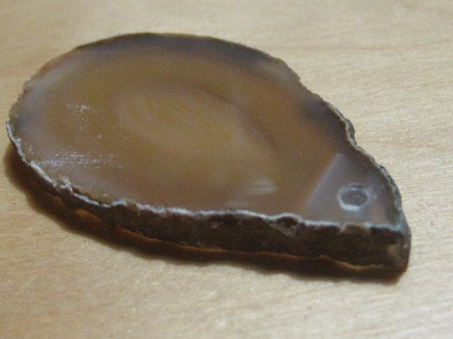 han. 5x schitterende edelsteenhanger AGAATSCHIJF(2), Verzenden, Nieuw, Steen of Mineraal, Met edelsteen
