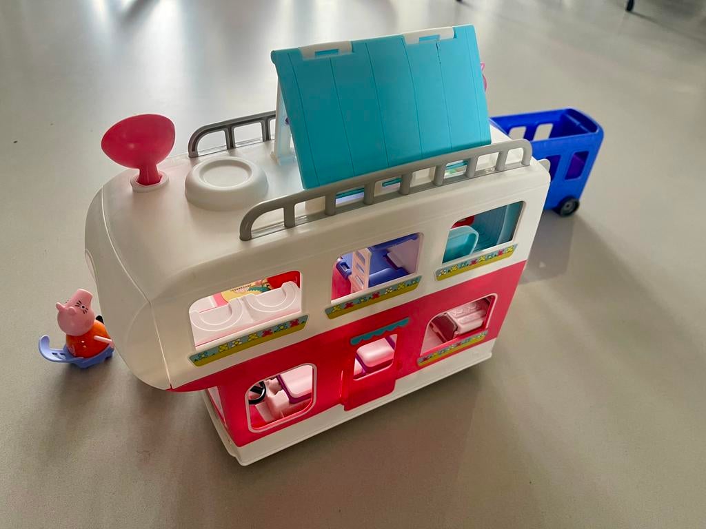 Peppa Pig Camper & Trein, Ophalen, Zo goed als nieuw