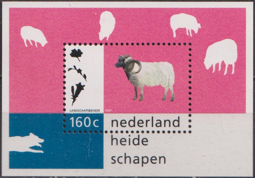 Drents Heideschaap blok No.1713 XXX.  ADV. no.53 H., Verzenden, Na 1940, Postfris