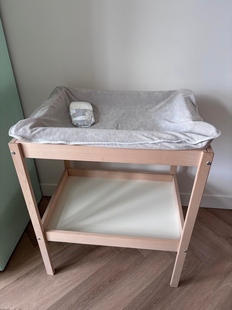 Ikea Sniglar commode met aankleedkussen en hoezen, Ophalen of Verzenden, Zo goed als nieuw, Commode