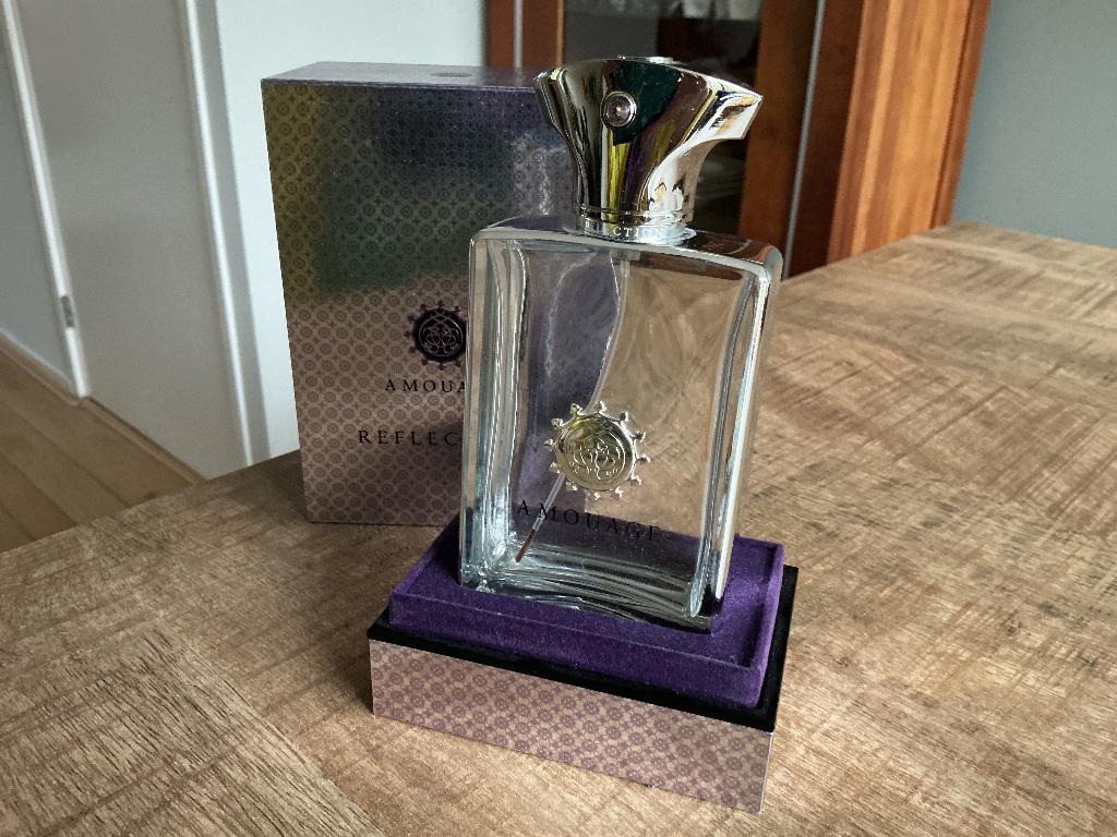 Amouage Reflection doos met LEGE fles, Ophalen of Verzenden, Gebruikt