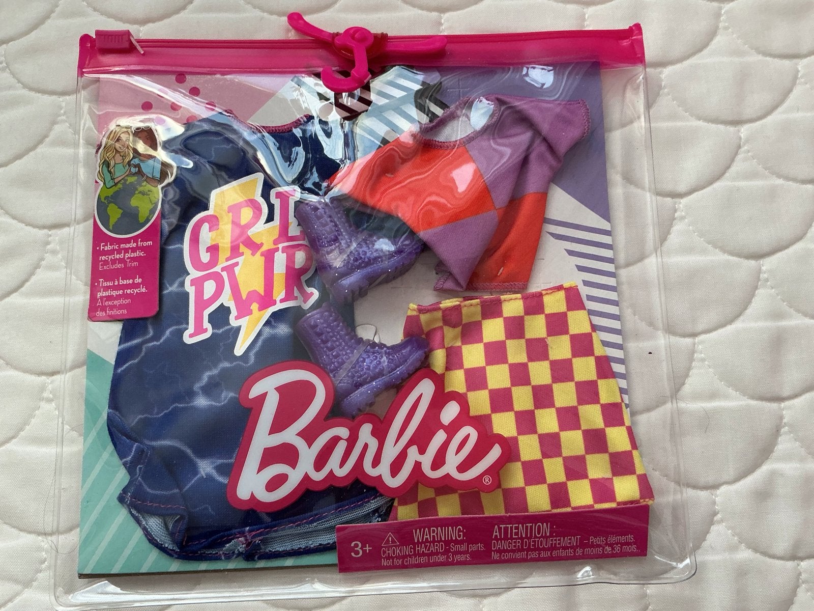 Barbie kledingset - GRI PWR met rok, top en laarzen, Ophalen of Verzenden, Nieuw
