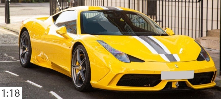 Ferrari 458 Speciale Geel 1:18 P1868Y2 BBR PRE-ORDER, Ophalen of Verzenden, Nieuw, Auto, Overige merken