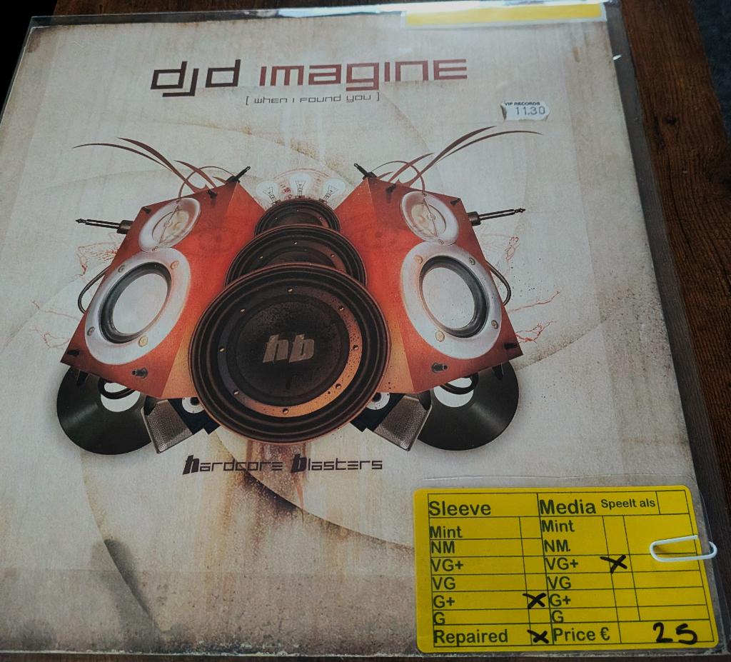 DJ D – Imagine (When I Found You), Gebruikt, Overige formaten, Inclusief binnenhoes, Techno of Trance