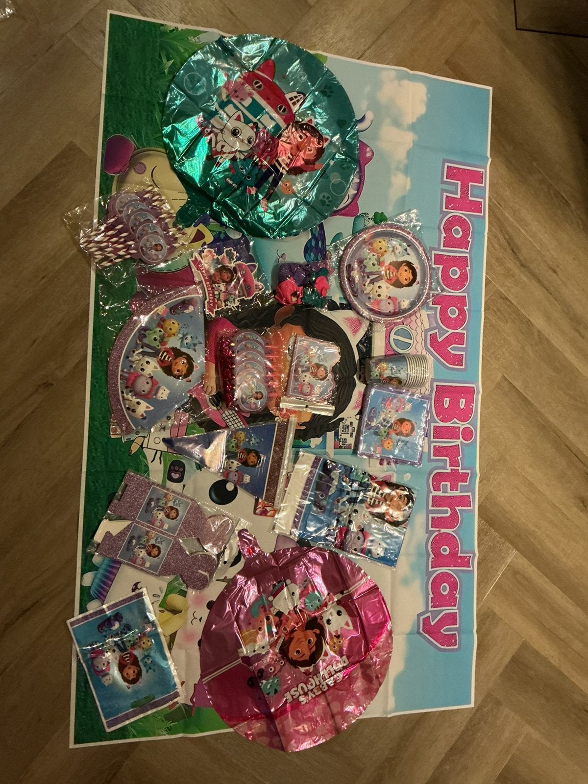 Gabby’s dollhouse verjaardag versieringen, Ophalen of Verzenden, Nieuw, Versiering, Verjaardag