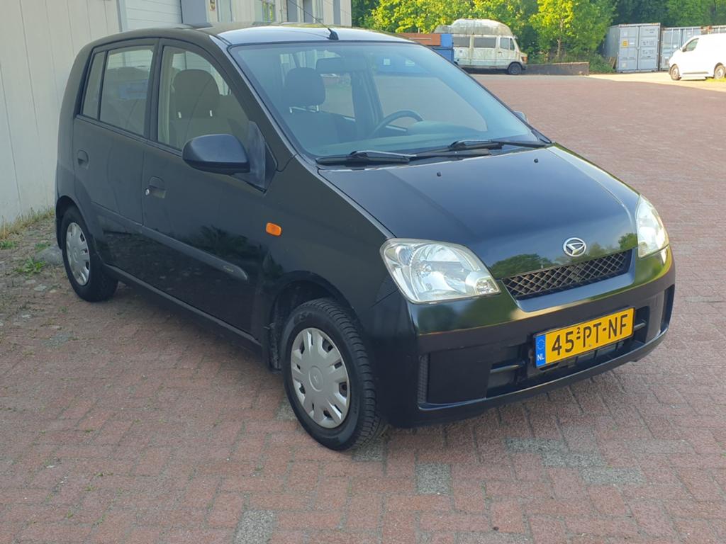 Daihatsu Cuore 1.0 5D 2004 ✅ Nieuwe APK!!, Stof, 600 kg, Zwart, Cuore