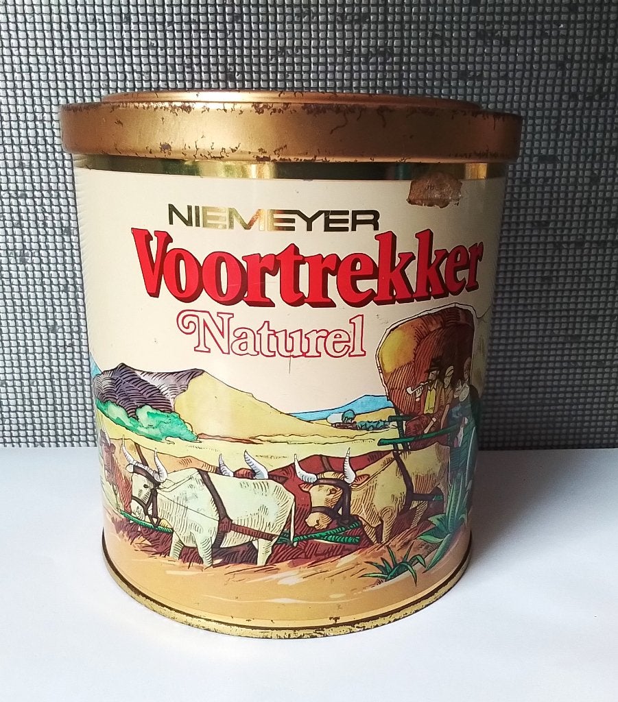 voortrekker naturel pijptabak 200gr blik, leeg, Verzamelen, Verzenden, Gebruikt, Overige