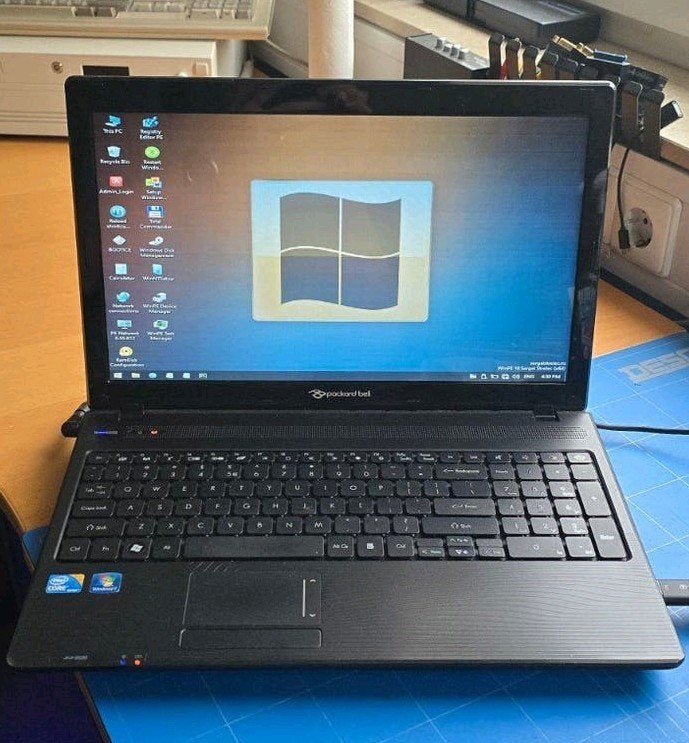 Packard Bell EasyNote PEW91 Laptop (zonder HDD/voeding, Computers en Software, Ophalen of Verzenden, Gebruikt, Packard Bell