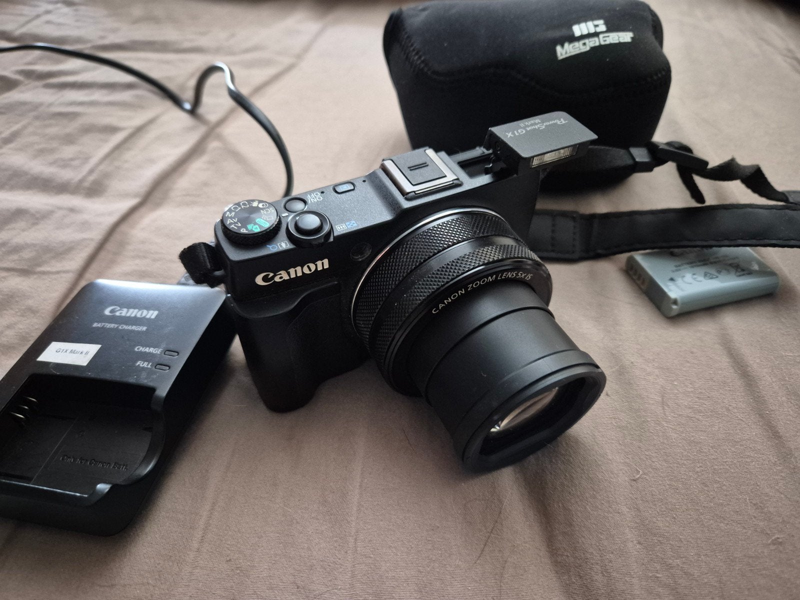 Canon compactcamera g1x mark II, Ophalen, Gebruikt, Cameratas, Canon
