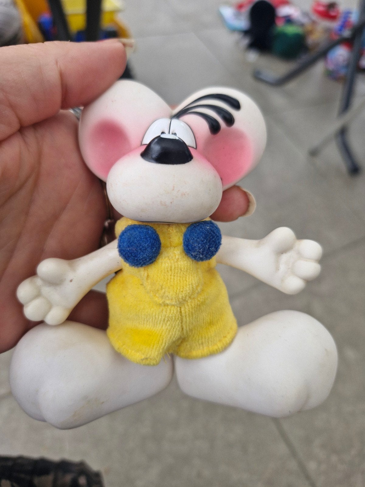 Diddl poppetje met beweegbare poten, Ophalen of Verzenden