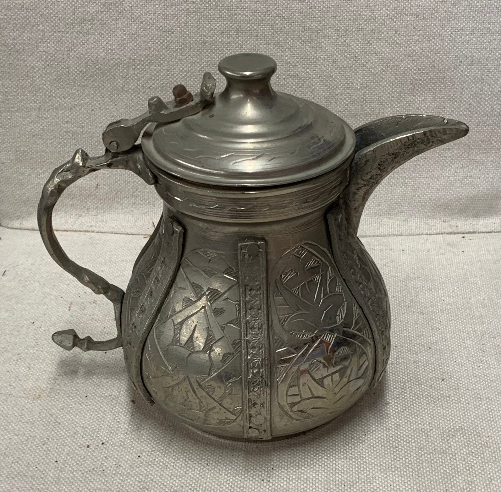 Antique Turkish Tin-on-Copper Coffeepot Late 19th–Early 20th, Ophalen of Verzenden