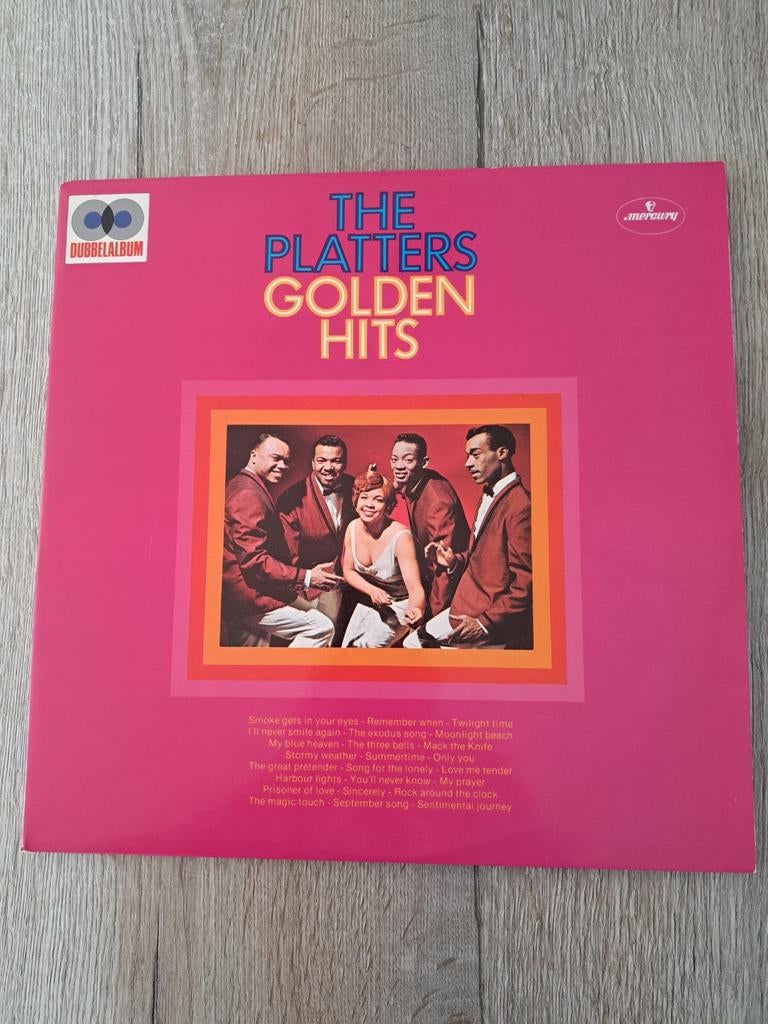 The Platters Golden Hits dubbel album, Dubbel-LP, Ophalen of Verzenden, Zo goed als nieuw