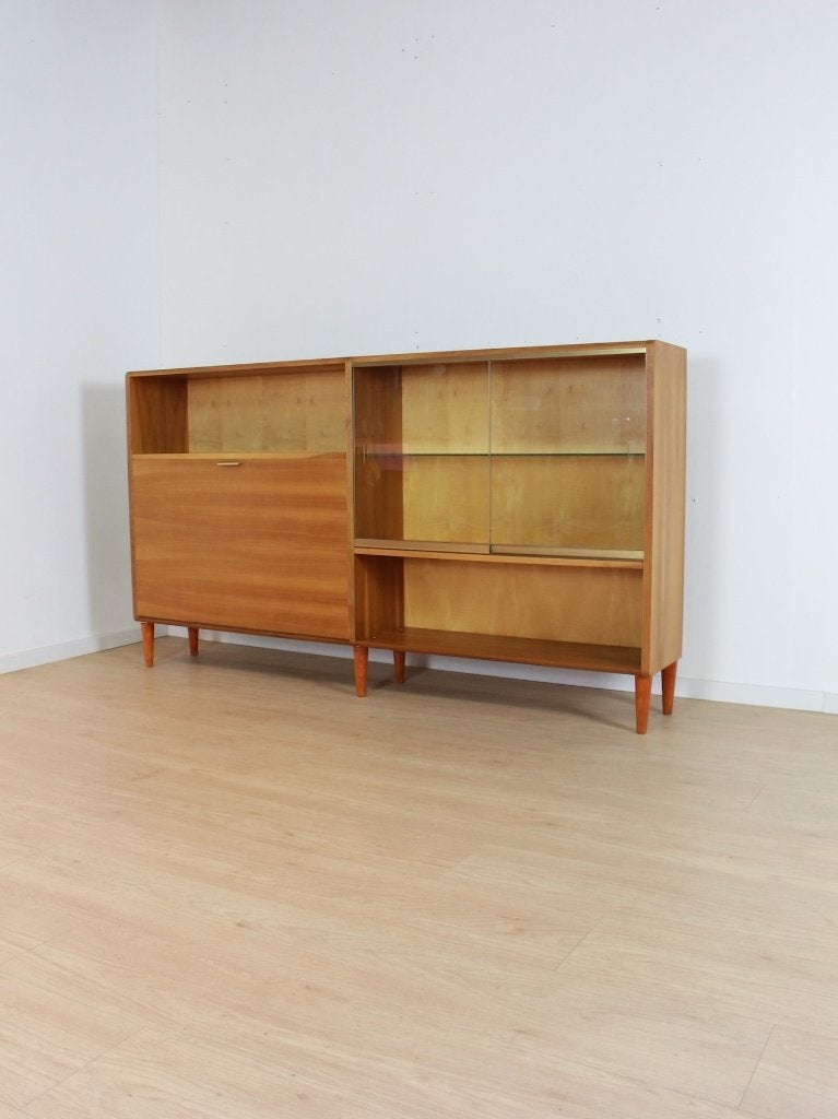 Vintage vitrine kast – A. Patijn, Zijlstra Joure, Ophalen, Gebruikt, Vintage, 50 tot 100 cm