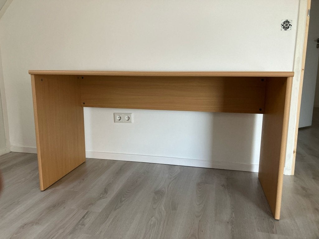 Bureau, Huis en Inrichting, Bureaus, Ophalen, Demontabel, Gebruikt, 135 cm