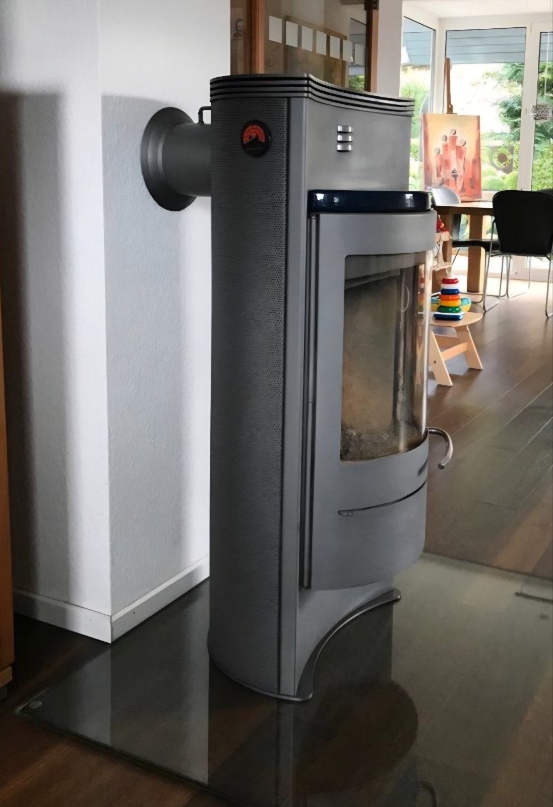 Mooie HASE Luno houtkachel, goed onderhouden, Huis en Inrichting, Kachels, Ophalen, Gebruikt, Houtkachel, Vrijstaand