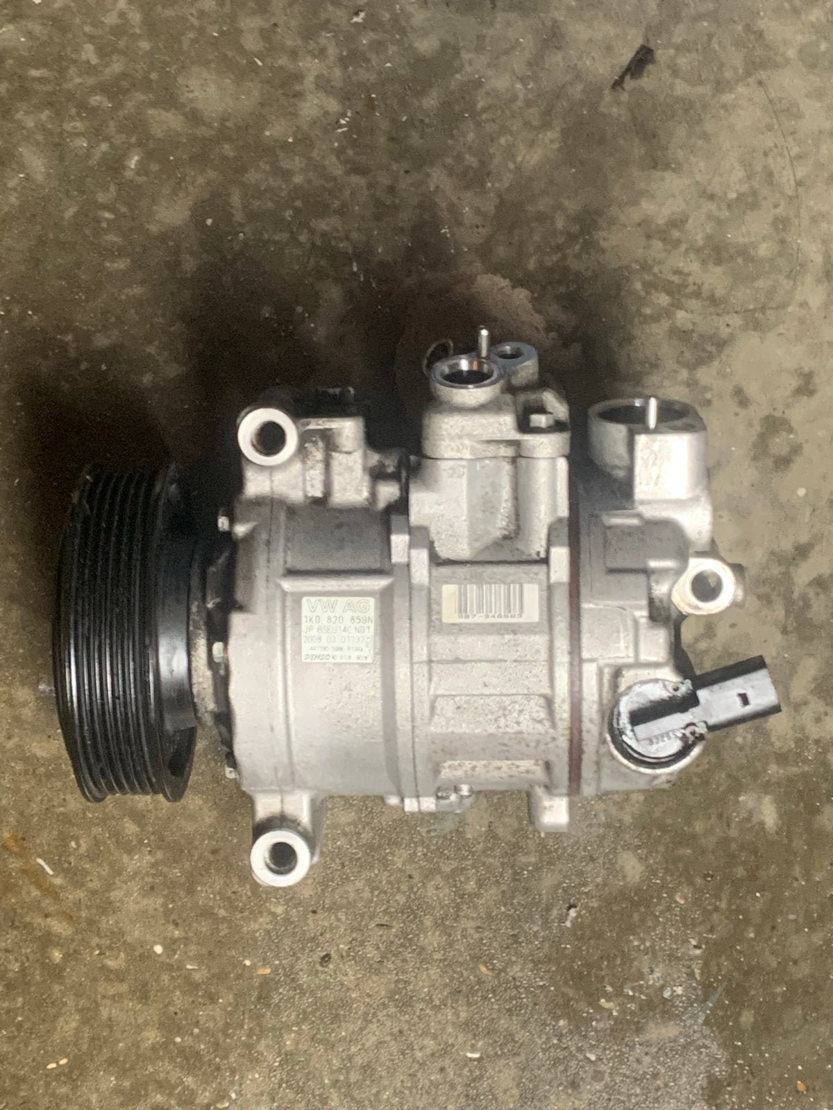 Airco pomp VW Audi Skoda Seat 1K0 820 859M, Auto-onderdelen, Ophalen of Verzenden, Gebruikt, Volkswagen