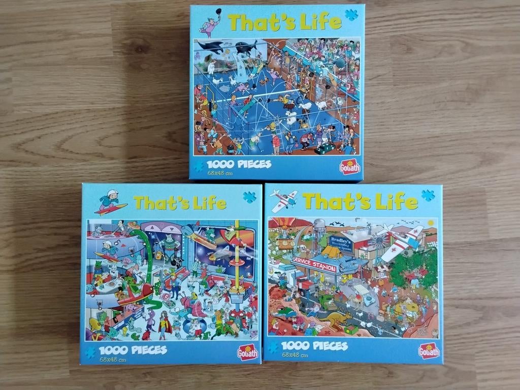 That's life puzzels 1000 stukjes, Hobby en Vrije tijd, Ophalen, 500 t/m 1500 stukjes, Zo goed als nieuw