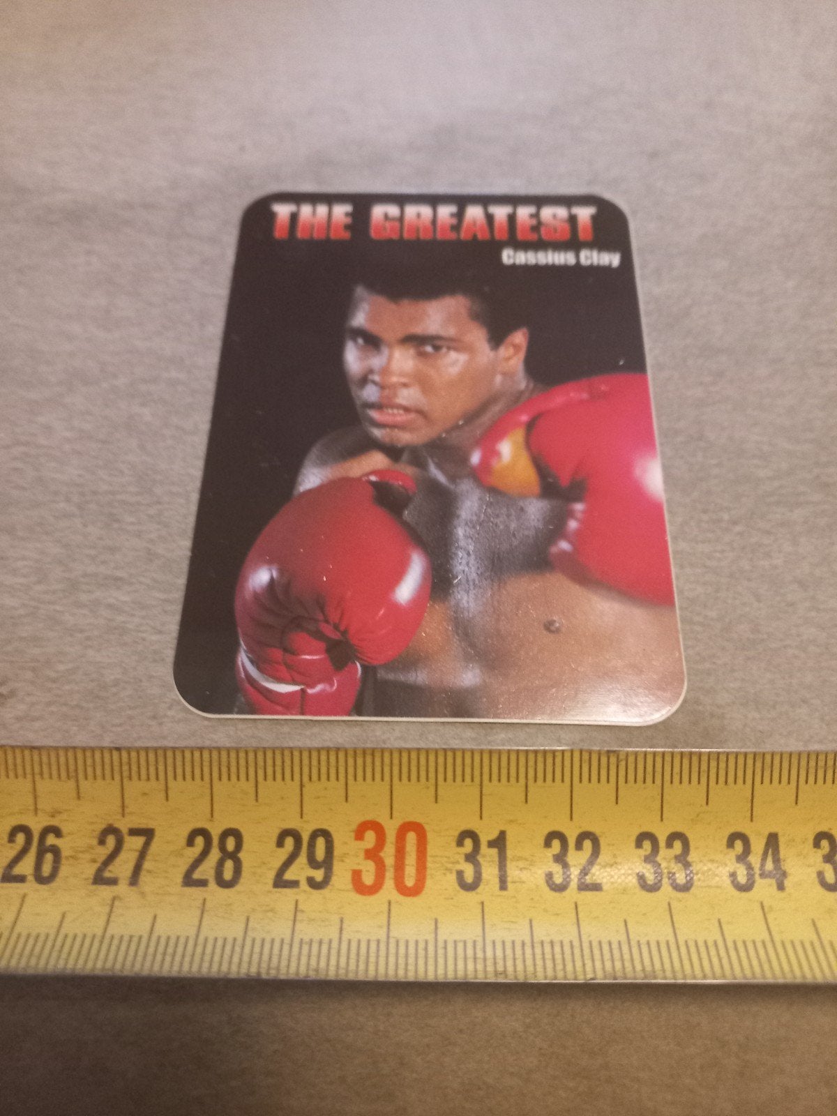 Muhammad Ali 'The Greatest' Cassius Clay sticker, Verzamelen, Ophalen of Verzenden, Zo goed als nieuw