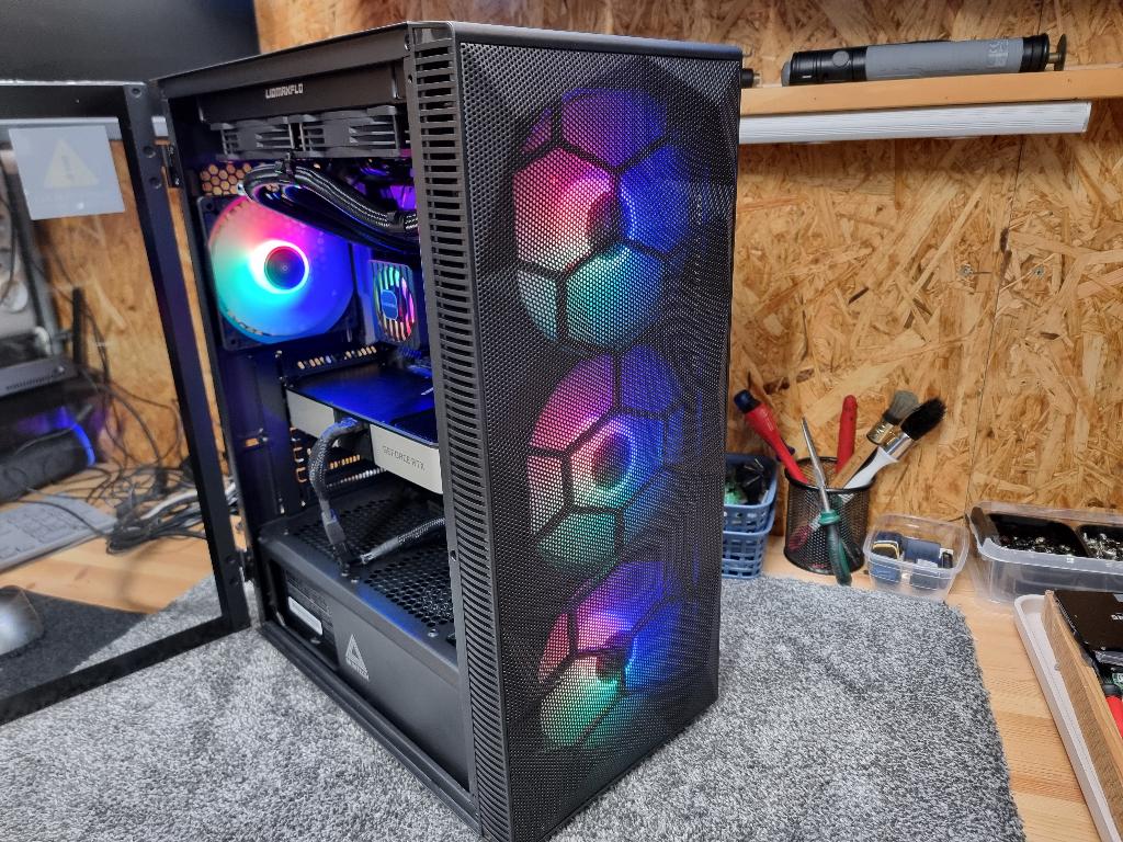 Snelle Game Pc - i9 10900X 4.50Ghz-RTX 3060Ti 8GB-16GB-Win11, Ophalen, SSD 512GB + SSD 1TB, Virtual Reality, Zo goed als nieuw
