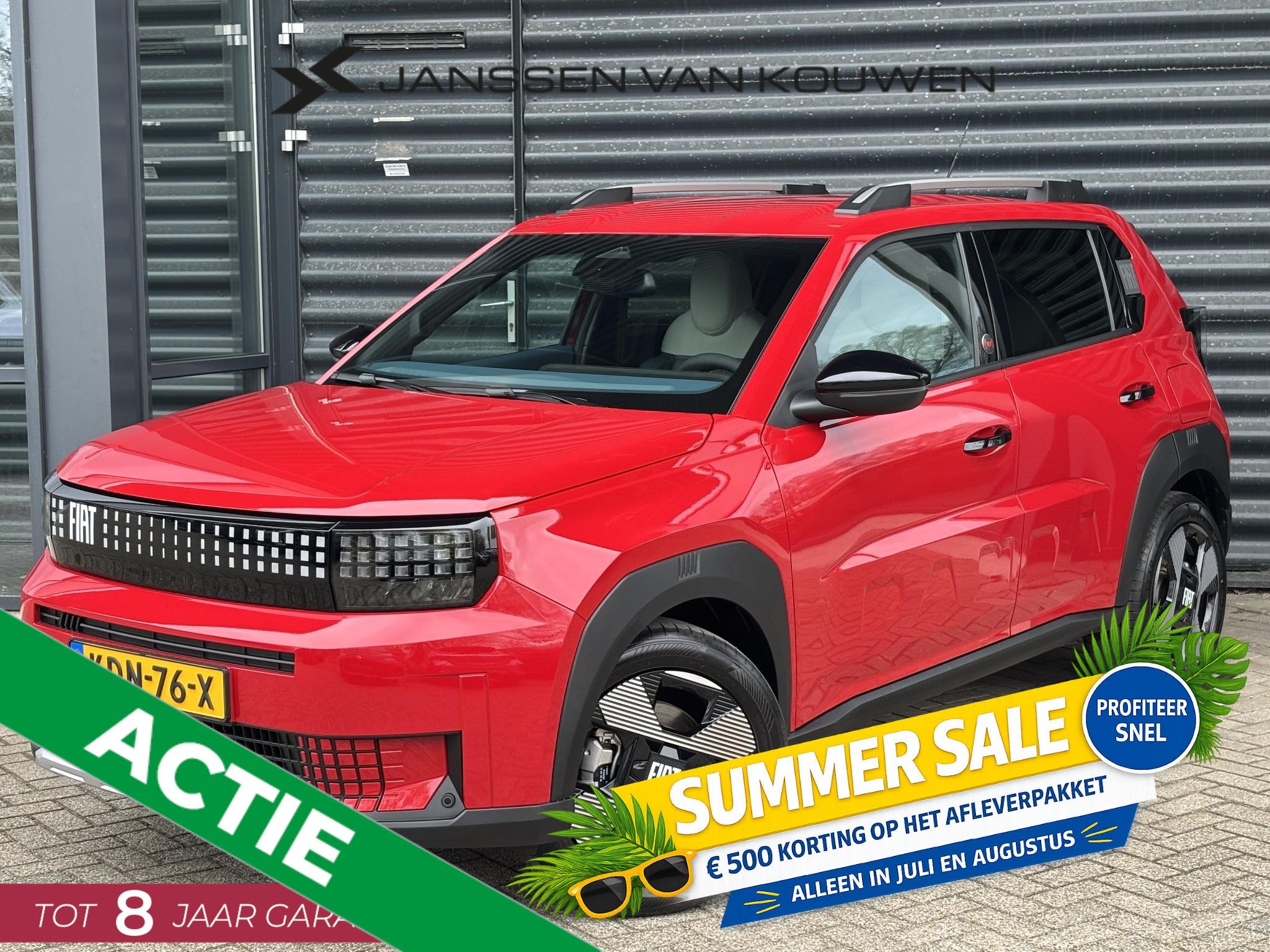 Fiat Grande Panda La Prima 11 kW 44 kWh 6+2 Jaar Garantie