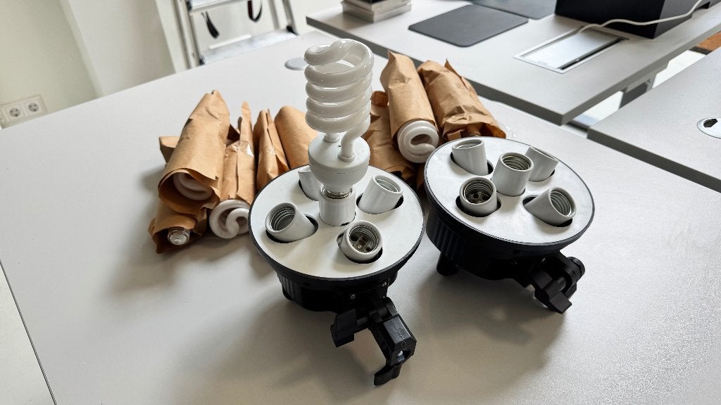 Studiolampen 10 stuks met armaturen (voor fotografie, nieuw), Audio, Tv en Foto, Fotografie | Fotostudio en Toebehoren, Ophalen of Verzenden