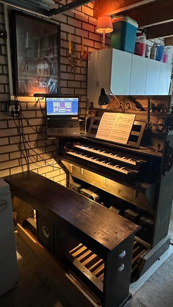 Hauptwerkorgel. Zelfbouw. Incl. laptop en l.s. systeem, Ophalen, Gebruikt, 2 klavieren, Orgel