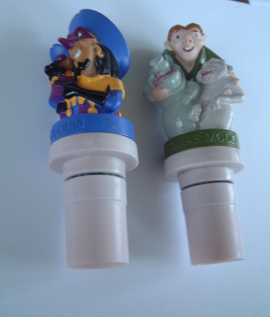 disney 2 vintage stempels Quasimodo en Clopin, Verzamelen, Disney, Ophalen of Verzenden, Overige figuren, Gebruikt, Beeldje of Figuurtje