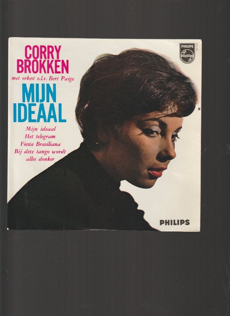 VINYL EP  //  CORRY  BROKKEN  --  MIJN  IDEAAL  +  3, Verzenden, 7 inch, Fotohoes, EP