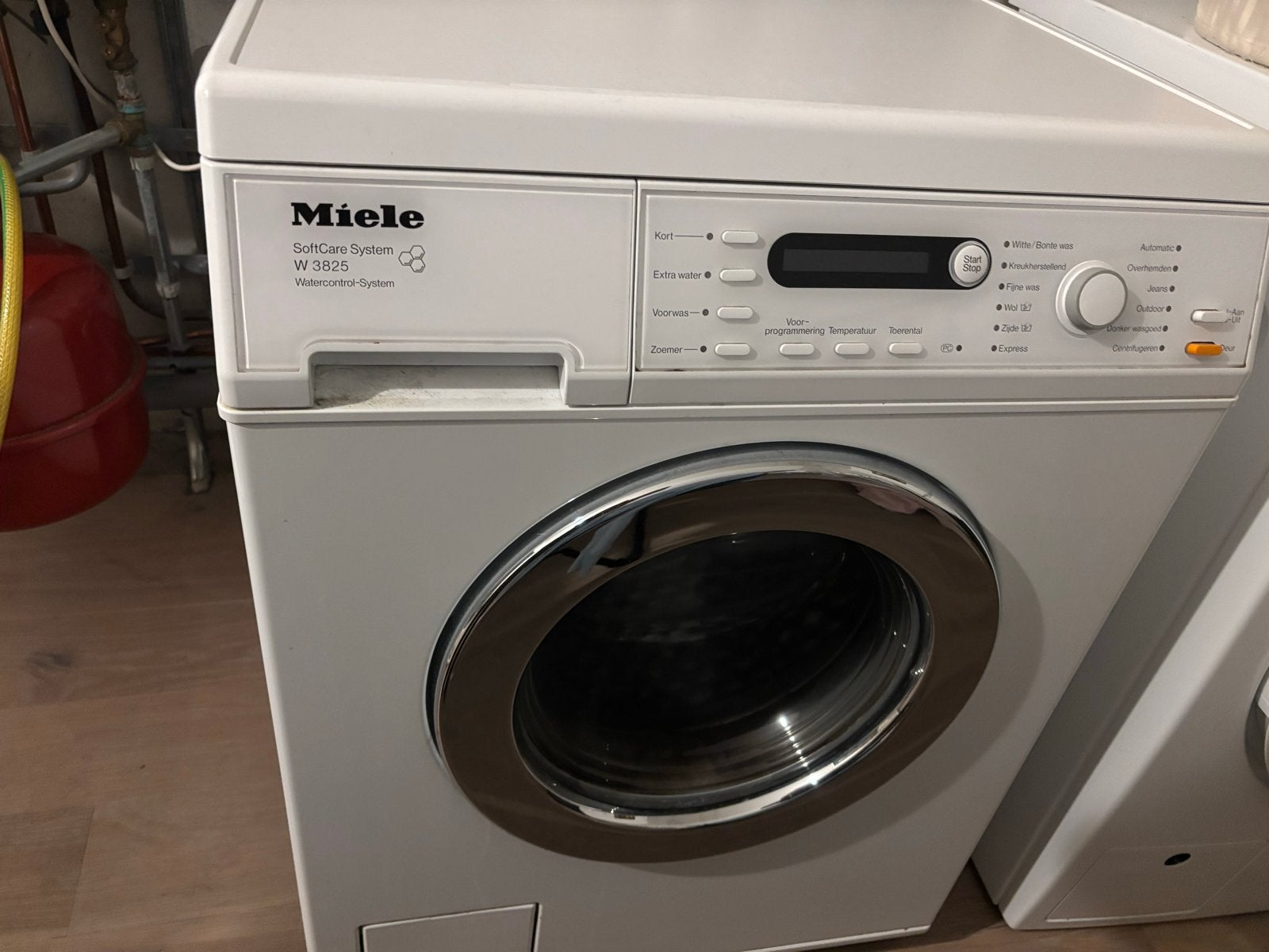 Miele W 3825 SoftCare System Wasmachine, Ophalen, Gebruikt, Voorlader, Wolwasprogramma