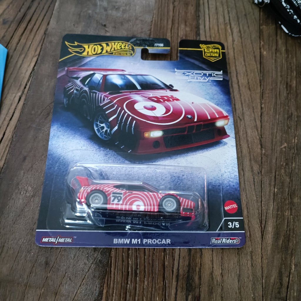 Hot Wheels Premium BMW M1 Procar Red Exotic Envy Car Culture, Ophalen of Verzenden, Nieuw, Auto