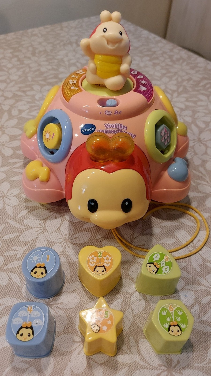 Cadeautip: Hele schattige veelzijdige roze vormenkever VTech, Ophalen of Verzenden, Zo goed als nieuw, 6 maanden tot 2 jaar
