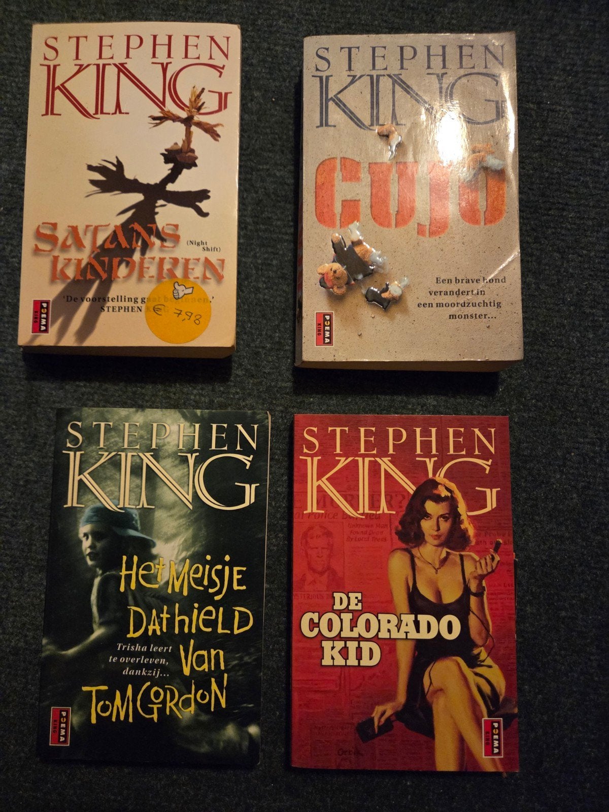 Stephen King 4x boek, Ophalen of Verzenden, Gelezen, Stephen King