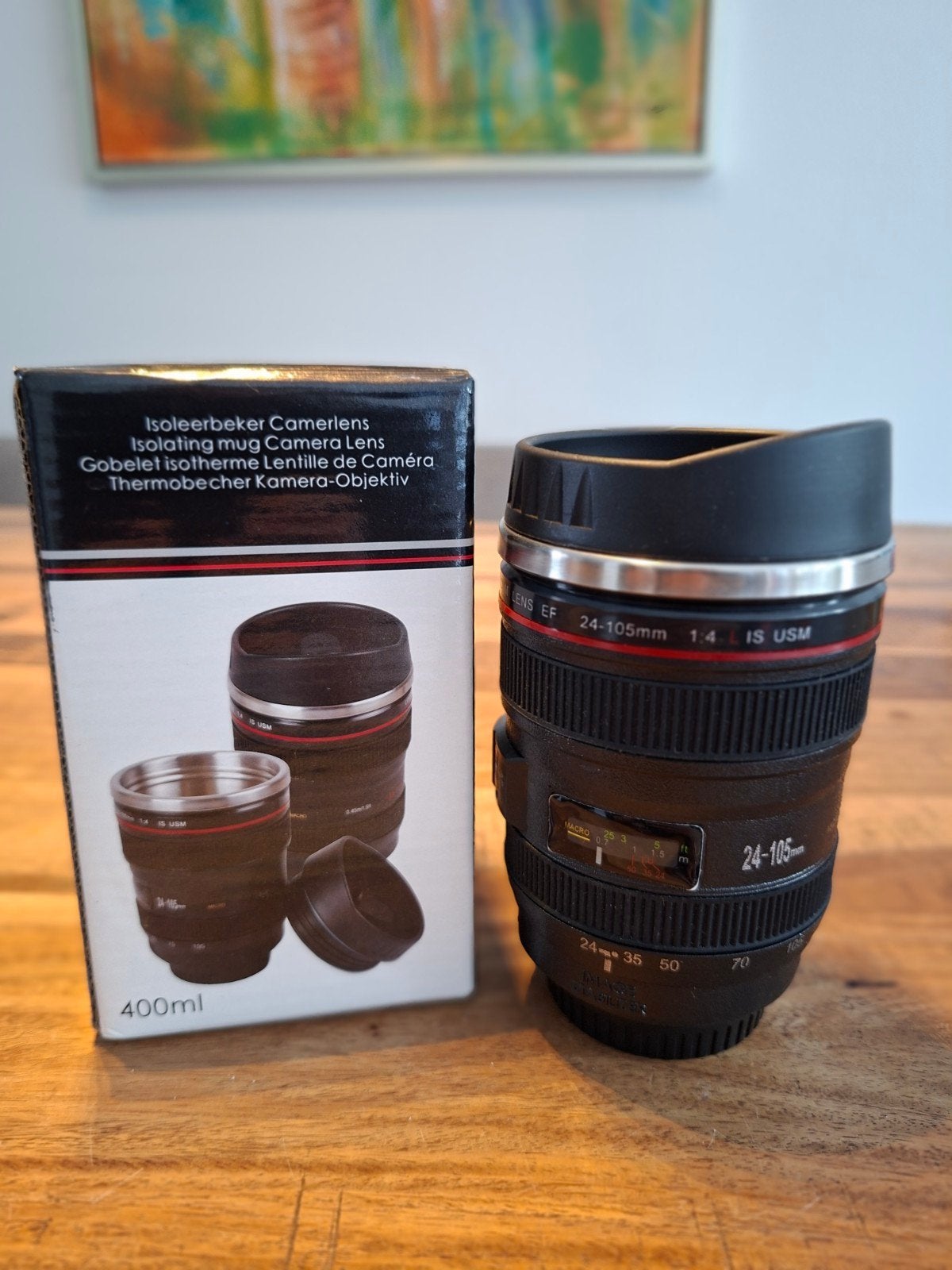 Warmhoudmok cameralens, Overige materialen, Nieuw, Overige stijlen, Mok