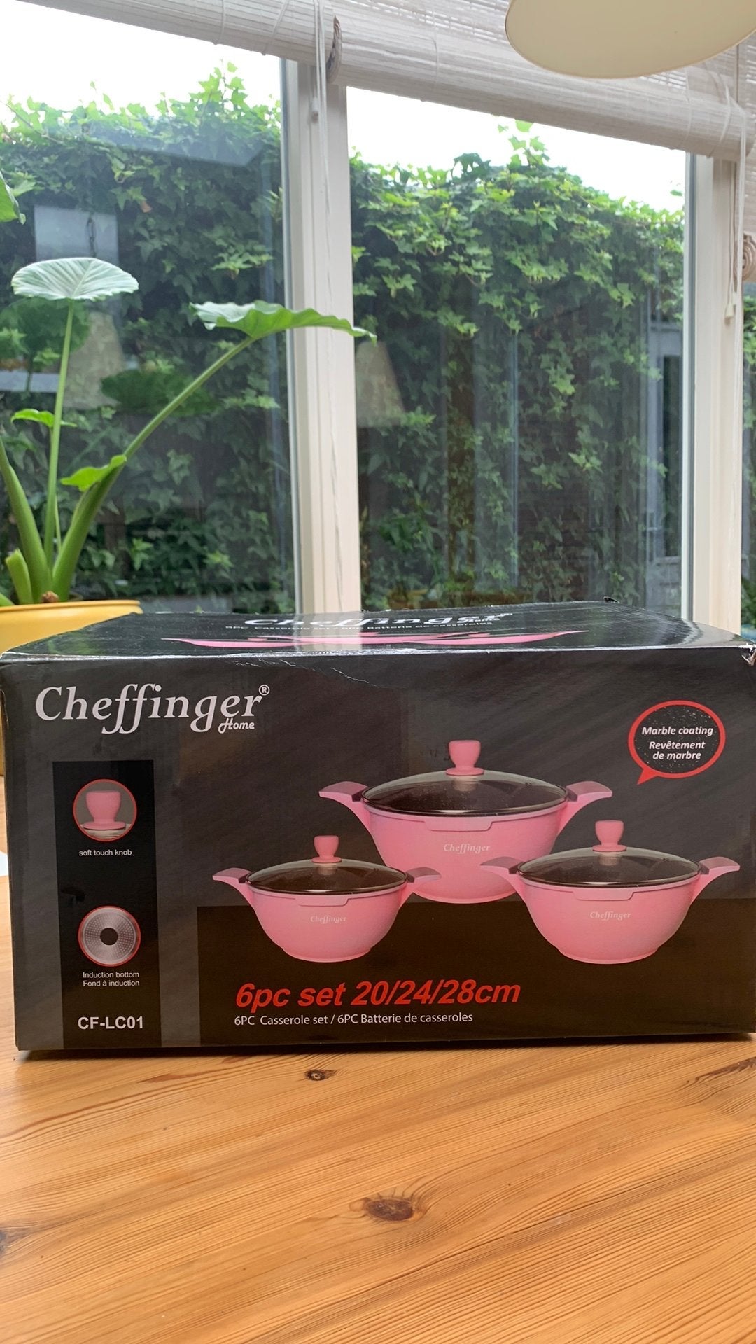 Cheffinger pannenset rose, Ophalen, Nieuw, Pannenset, Rvs
