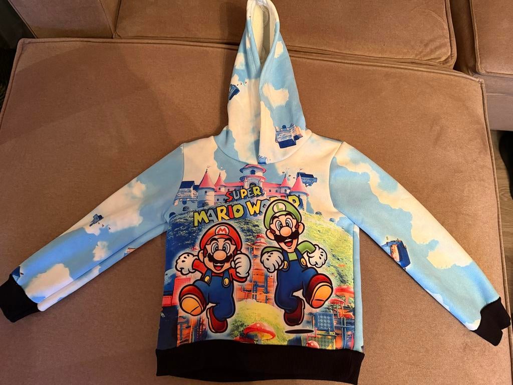 Nieuwe Mario trui - Maten 4, 8, 12 jaar, Ophalen of Verzenden, Nieuw, Jongen