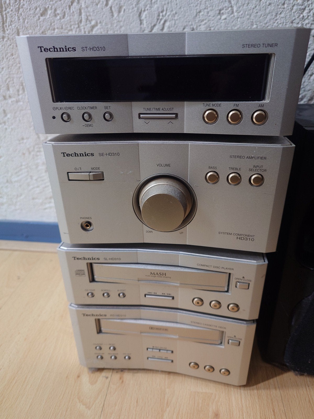 Technics HD310 Stereo Set met Speakers, Gebruikt, Cassettedeck, Losse componenten, Ophalen