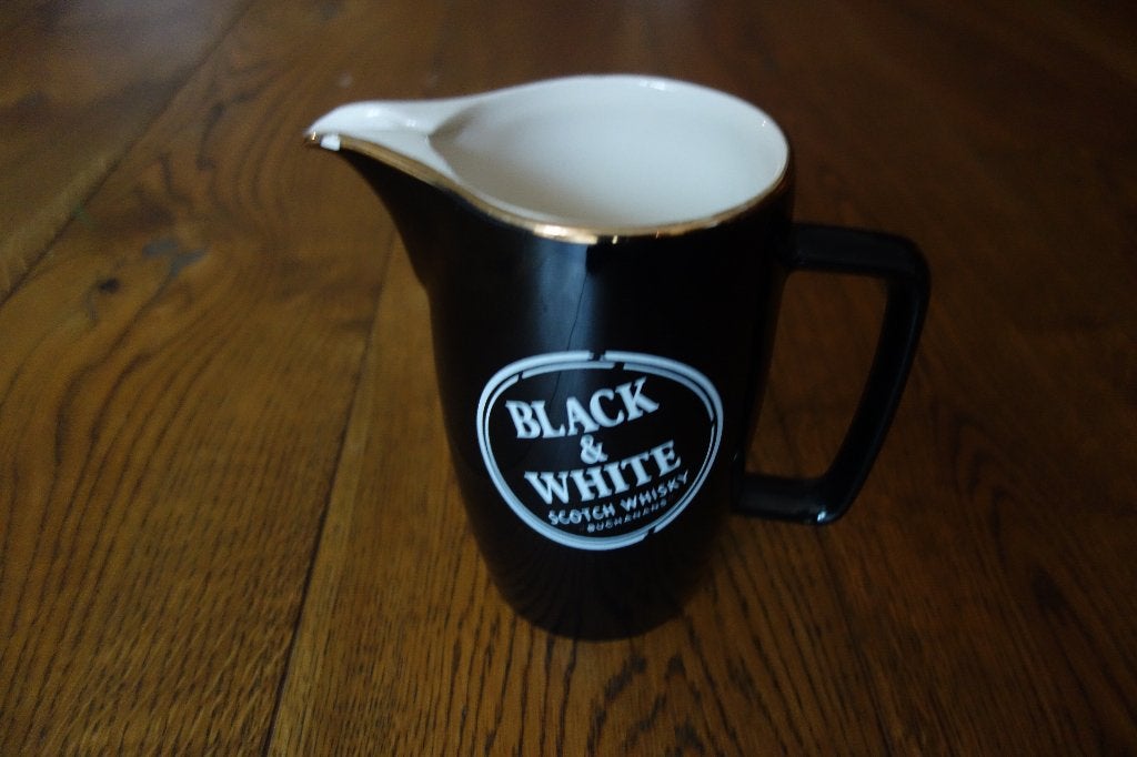 Whisky kan Black & White Scotch, Ophalen of Verzenden, Gebruikt, Gebruiksvoorwerp